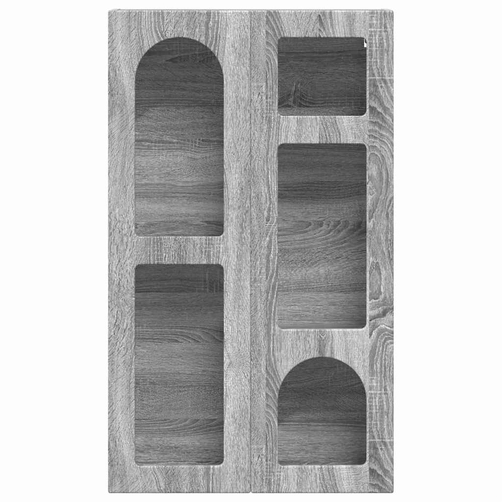 Armadio pensile con lo scaffale Grigio Sonoma 59 x 20 x 100 cm 891370