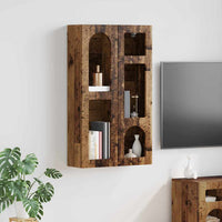 Armadio pensile con lo scaffale Legno vecchio 59 x 20 x 100 cm 891372