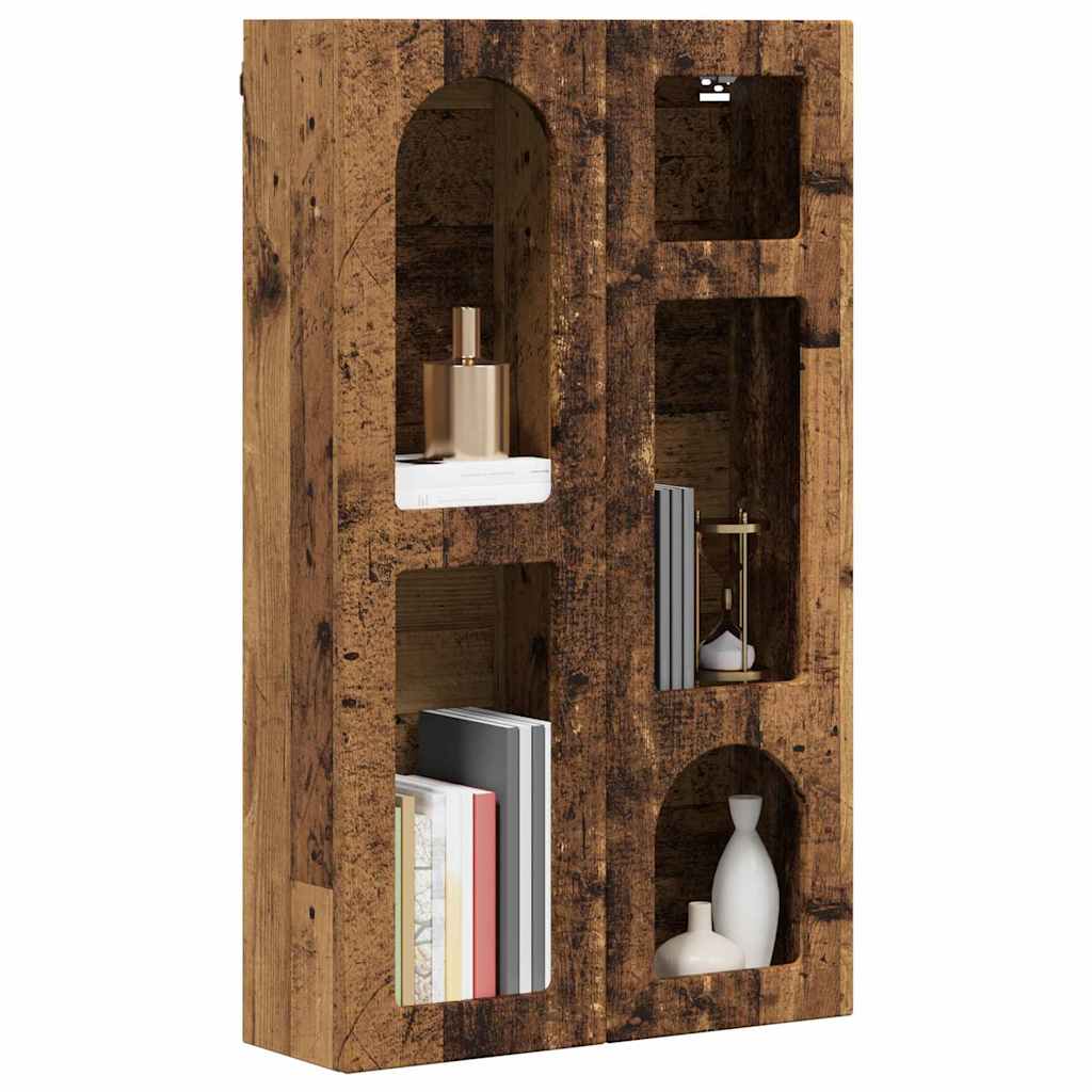 Armadio pensile con lo scaffale Legno vecchio 59 x 20 x 100 cm 891372