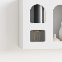 Armadio pensile Bianco 60 x 20 x 40 cm Legno multistrato 891374