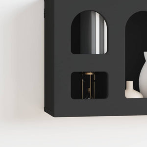 Armadio pensile Nero 60 x 20 x 40 cm Legno multistrato 891375