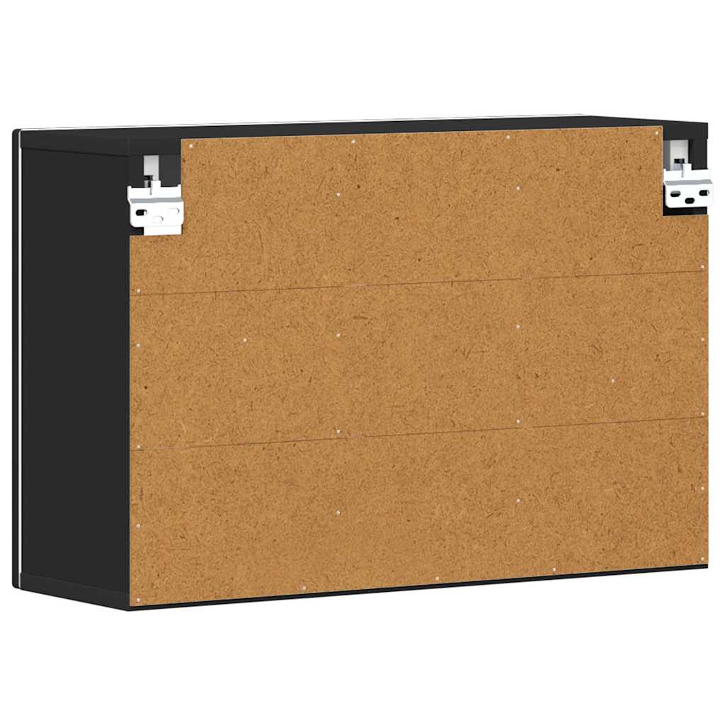 Armadio pensile Nero 60 x 20 x 40 cm Legno multistrato 891375