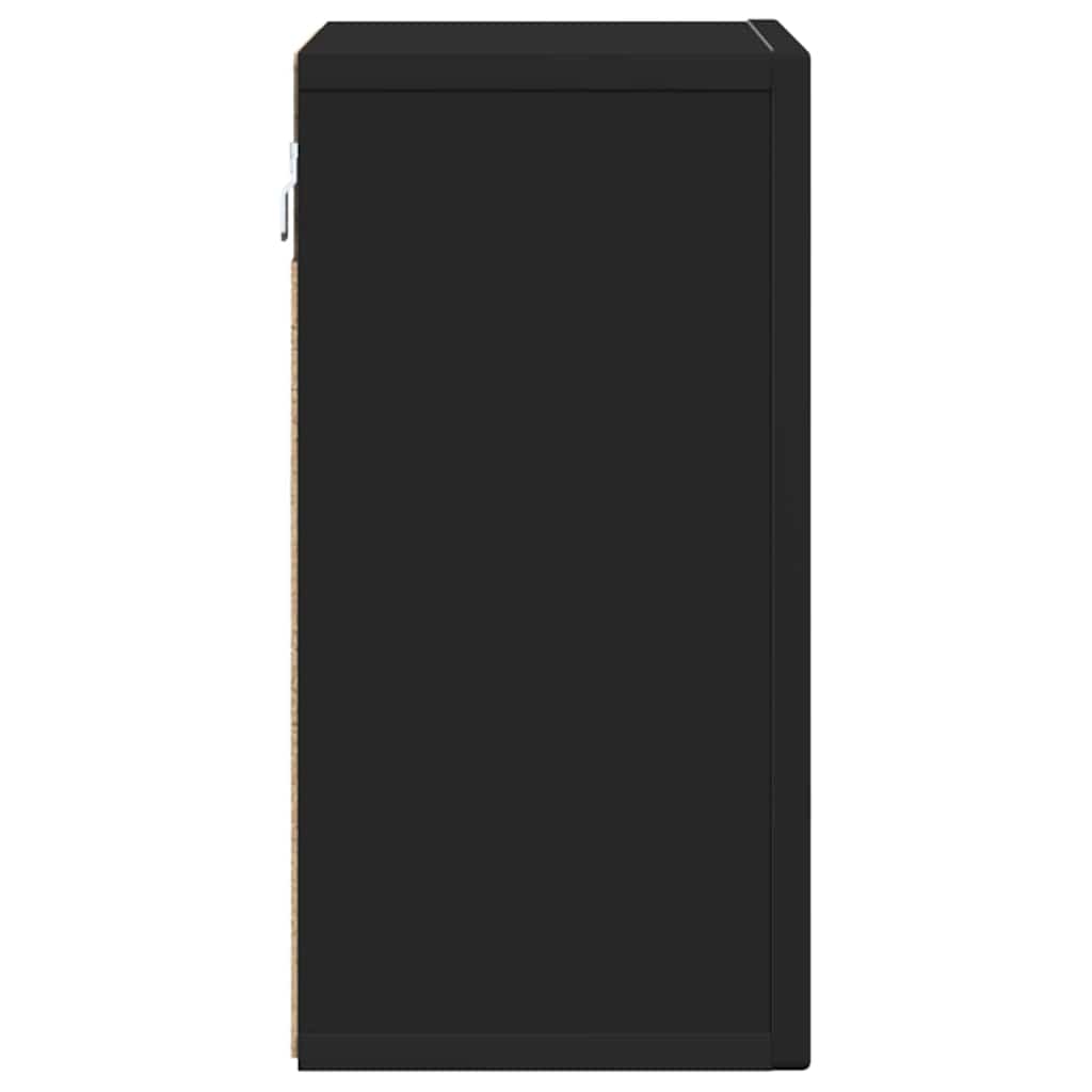 Armadio pensile Nero 60 x 20 x 40 cm Legno multistrato 891375