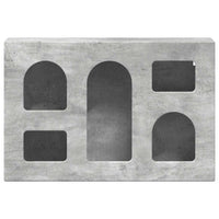 Armadio pensile con lo scaffale Grigio cemento 60 x 20 x 40 cm 891377