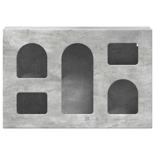 Armadio pensile con lo scaffale Grigio cemento 60 x 20 x 40 cm 891377