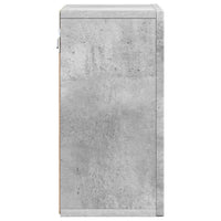 Armadio pensile con lo scaffale Grigio cemento 60 x 20 x 40 cm 891377