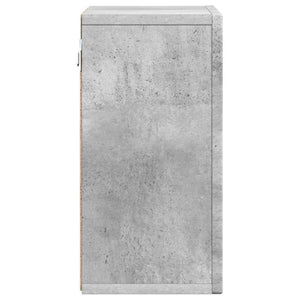 Armadio pensile con lo scaffale Grigio cemento 60 x 20 x 40 cm 891377