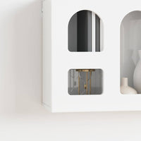 Armadio pensile Bianco Lucido 60 x 20 x 40 cm Legno multistrato 891378