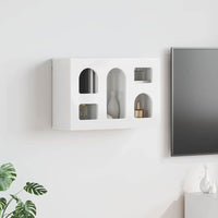 Armadio pensile Bianco Lucido 60 x 20 x 40 cm Legno multistrato 891378