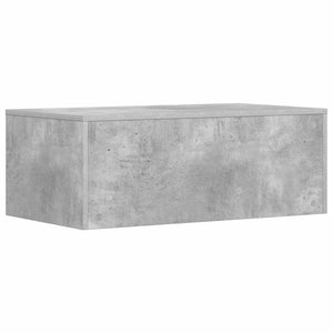 Scrivania a parete Grigio cemento 80 x 45 x 30 cm 891395