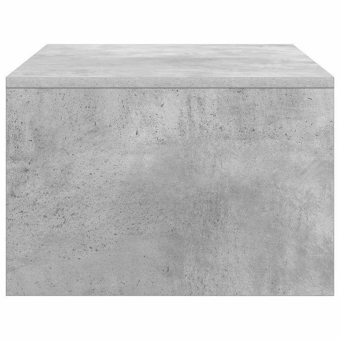 Scrivania a parete Grigio cemento 80 x 45 x 30 cm 891395