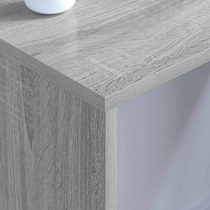 Scrivania a parete Grigio Sonoma 80 x 45 x 30 cm 891397