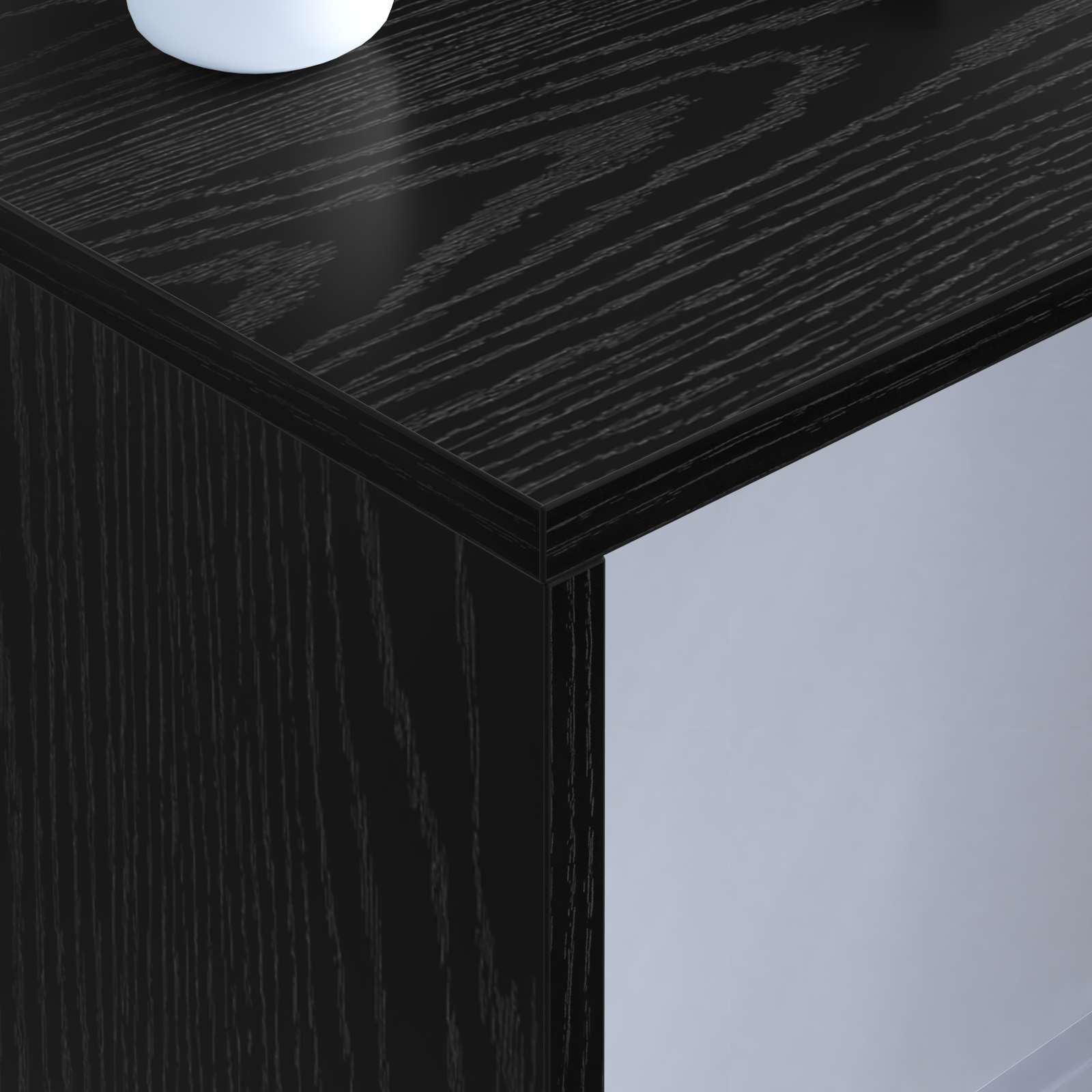 Scrivania a parete Rovere Nero 100 x 45 x 30 cm 891401