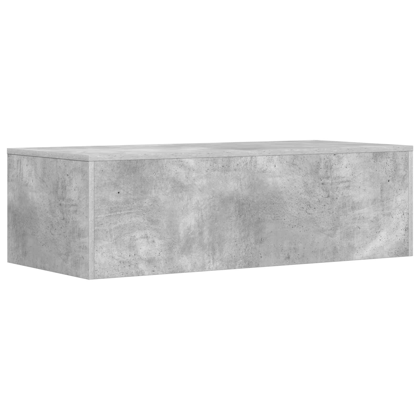 Scrivania a parete Grigio cemento 100 x 45 x 30 cm 891403