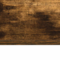 Scrivania a parete Rovere fumé 100 x 45 x 30 cm 891404