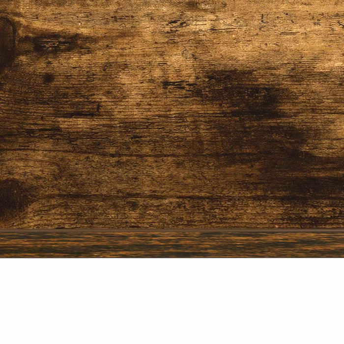 Scrivania a parete Rovere fumé 100 x 45 x 30 cm 891404