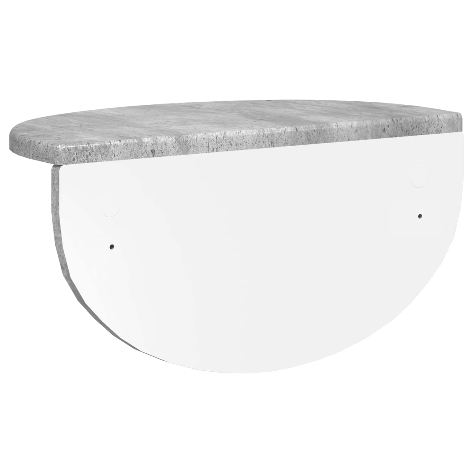 Scaffale da parete Grigio cemento 38 x 19 x 19 cm 891414