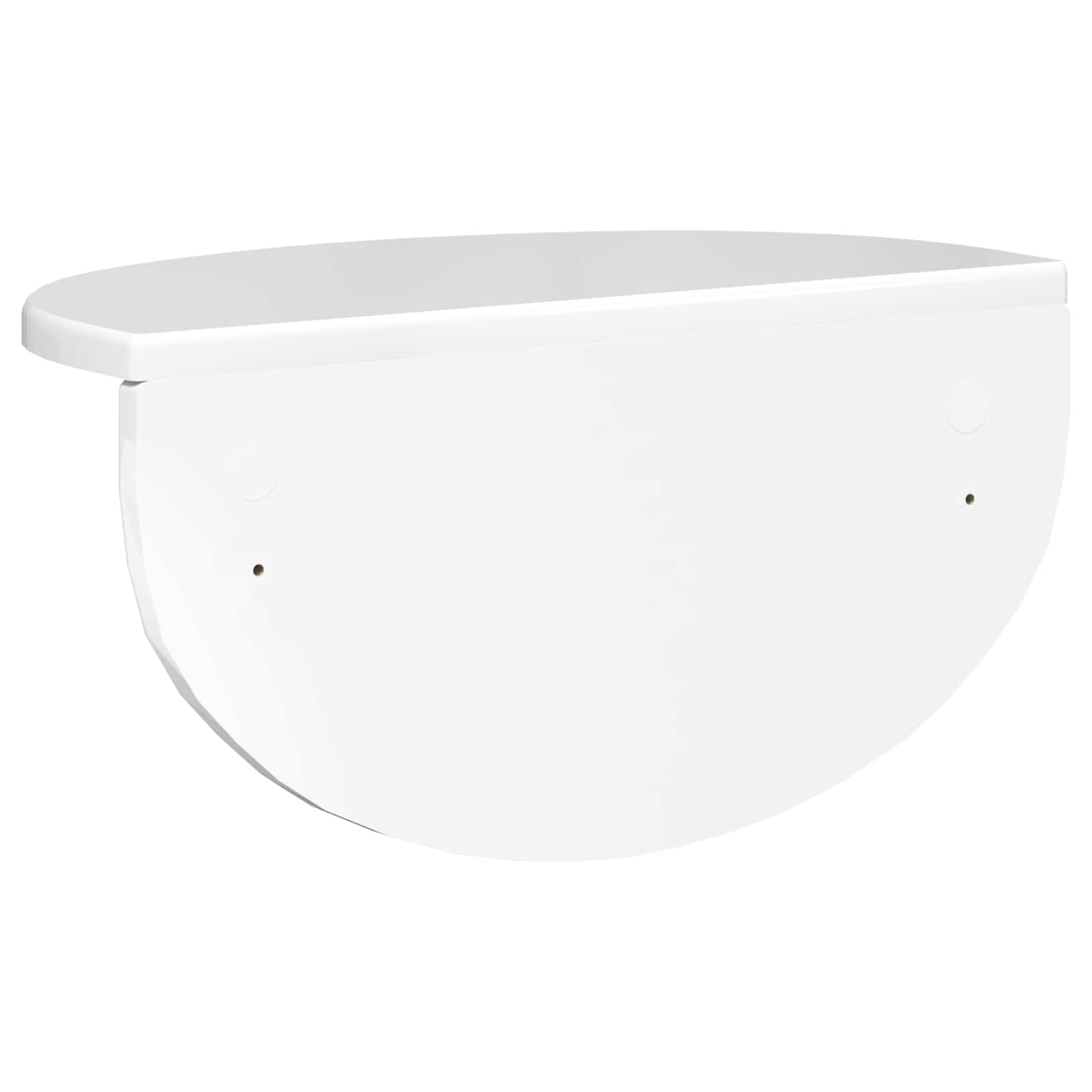 Scaffale da parete 2 pcs Bianco Lucido 38 x 19 x 19 cm 891417