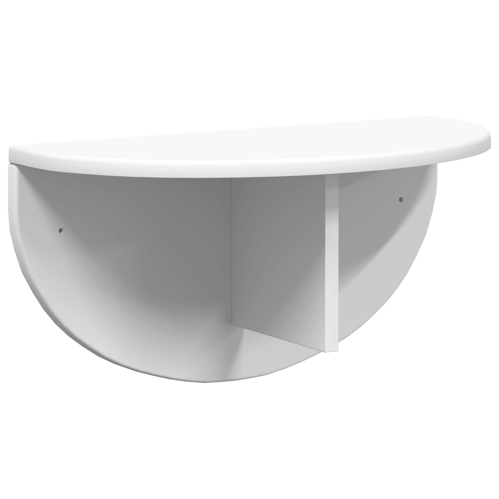 Scaffale da parete 2 pcs Bianco 38 x 19 x 19 cm 891429