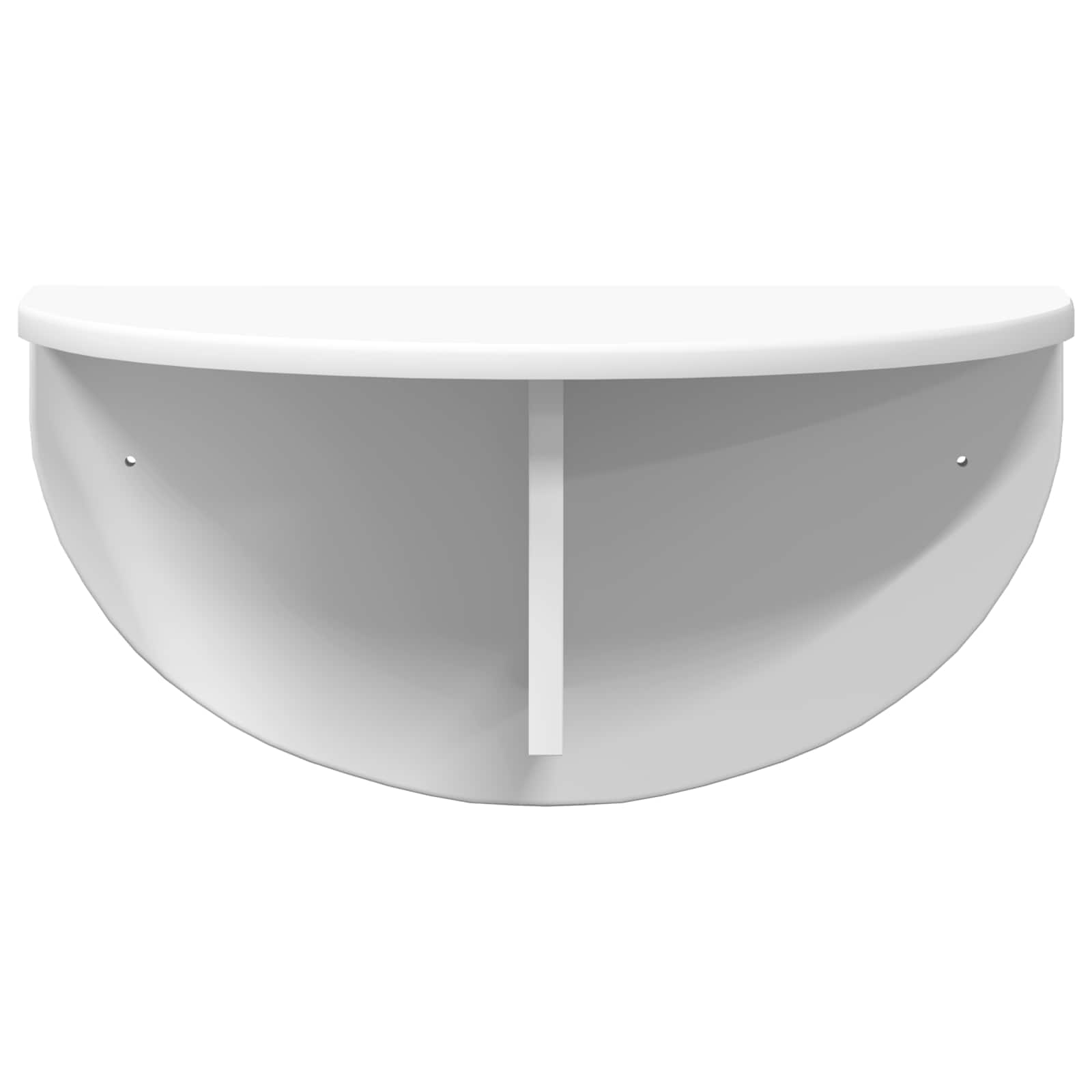 Scaffale da parete 2 pcs Bianco 38 x 19 x 19 cm 891429