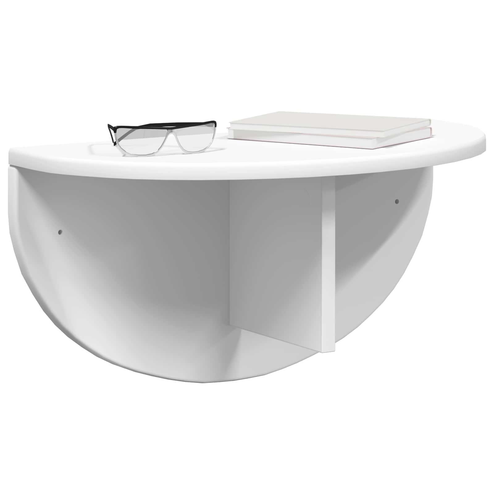 Scaffale da parete 2 pcs Bianco 38 x 19 x 19 cm 891429