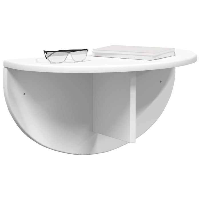 Scaffale da parete 2 pcs Bianco 38 x 19 x 19 cm 891429