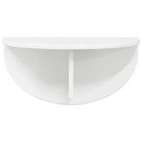 Scaffale da parete Bianco Lucido 38 x 19 x 19 cm 891436