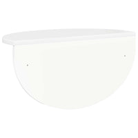 Scaffale da parete 2 pcs Bianco Lucido 38 x 19 x 19 cm 891437