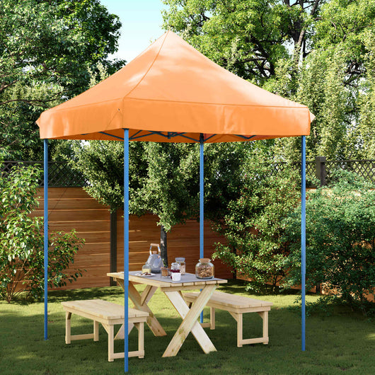 Tenda Party Arancione 200 x 200 x 306 cm Tessuto Oxford 42023518