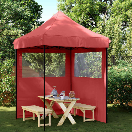 Tenda Party Borgogna 200 x 200 x 306 cm Tessuto Oxford 42023525