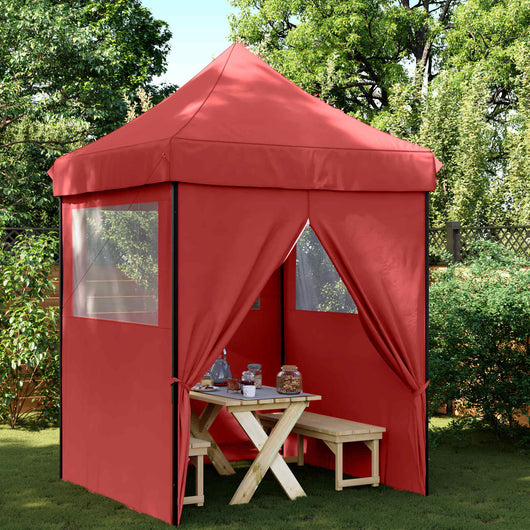 Tenda Party Borgogna 200 x 200 x 306 cm Tessuto Oxford 42023536