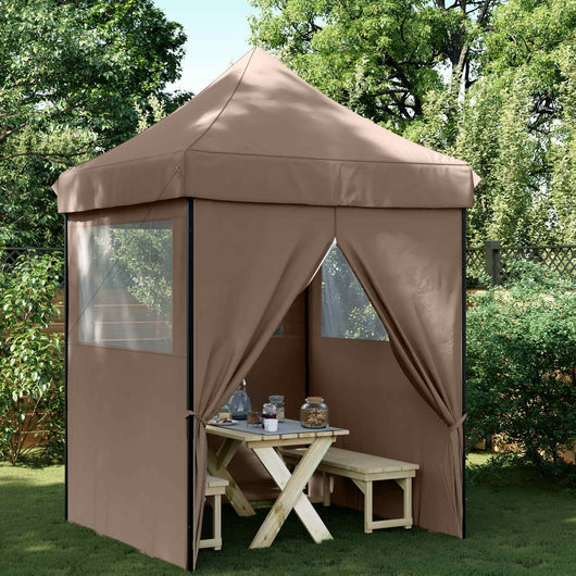Tenda Party Marrone 200 x 200 x 306 cm Tessuto Oxford 42023537