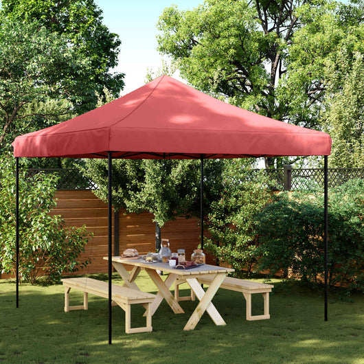 Tenda Party Borgogna 292 x 292 x 315 cm Tessuto Oxford 42023547