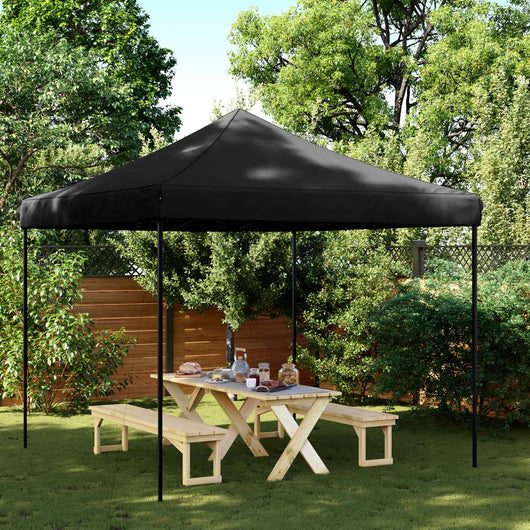 Tenda Party Nero 292 x 292 x 315 cm Tessuto Oxford 42023550
