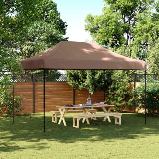 Tenda Party Marrone 292 x 440 x 315 cm Tessuto Oxford 42023614