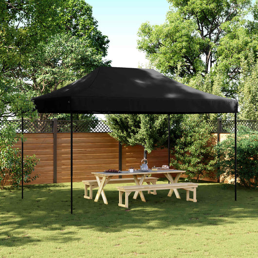 Tenda Party Nero 292 x 440 x 315 cm Tessuto Oxford 42023616