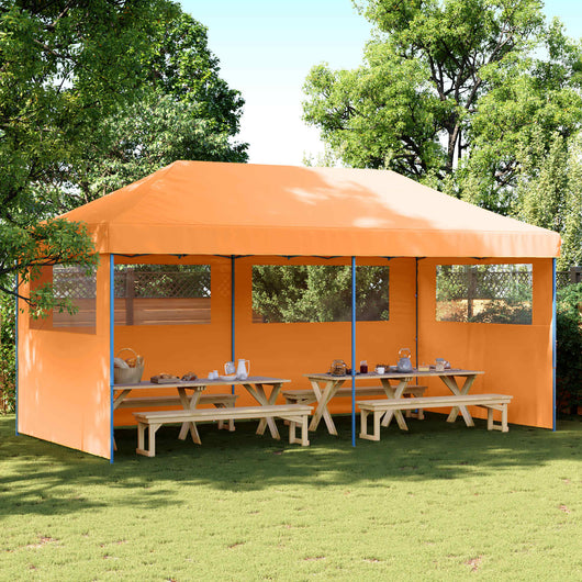 Tenda Party Arancione 292 x 580 x 315 cm Tessuto Oxford 42023661