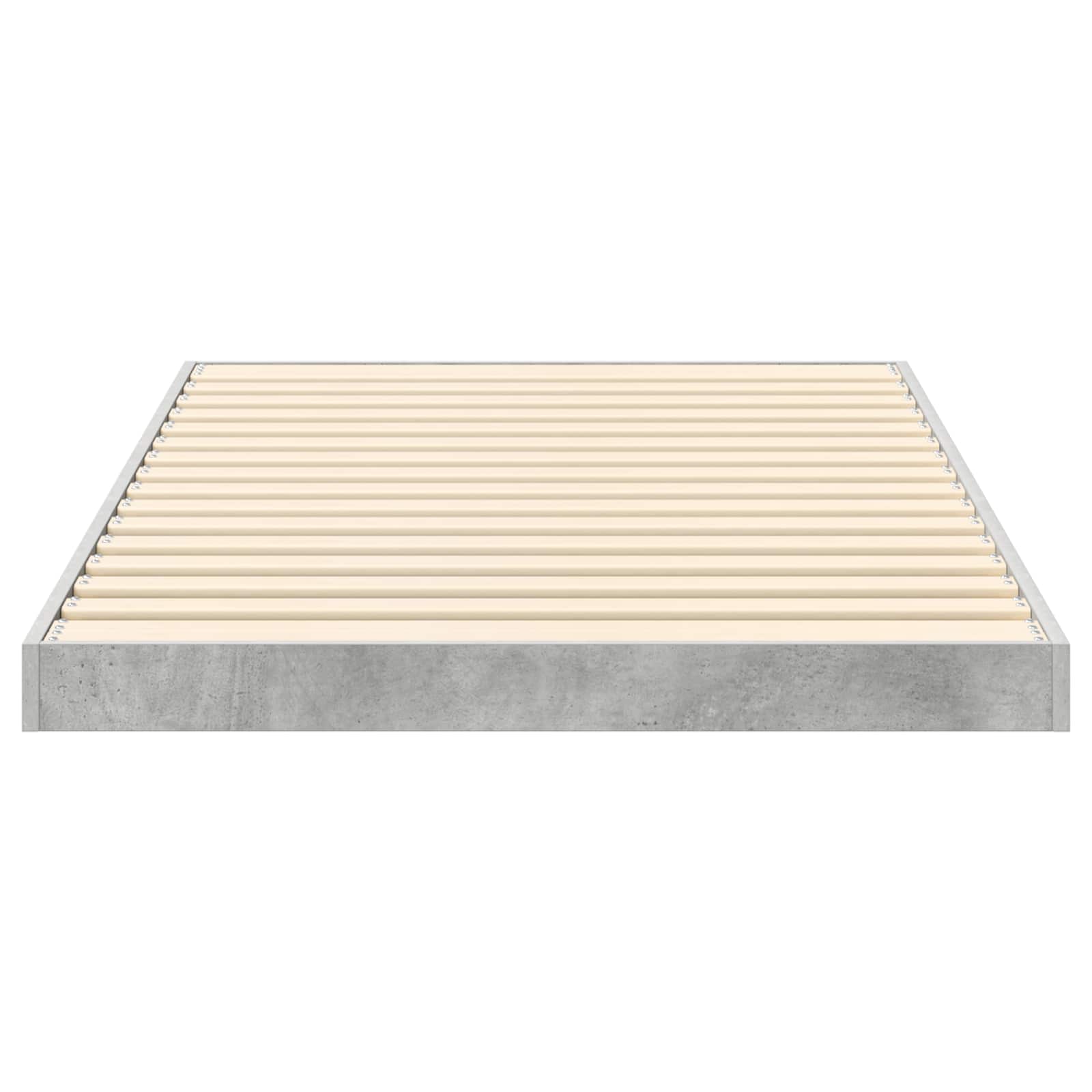 Struttura letto a terra Calcestruzzo 90 x 190 cm 893543