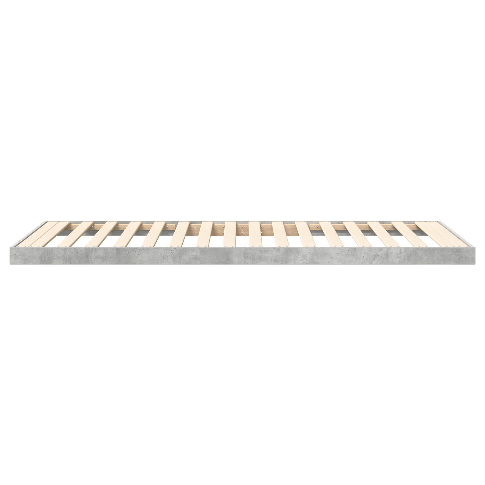Struttura letto a terra Calcestruzzo 90 x 190 cm 893543