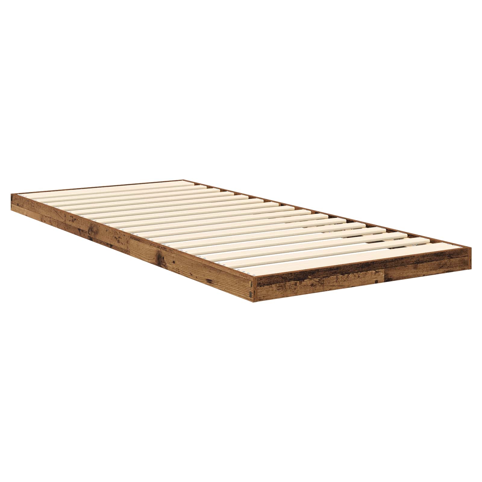 Struttura letto a terra Legno vecchio 90 x 190 cm 893546