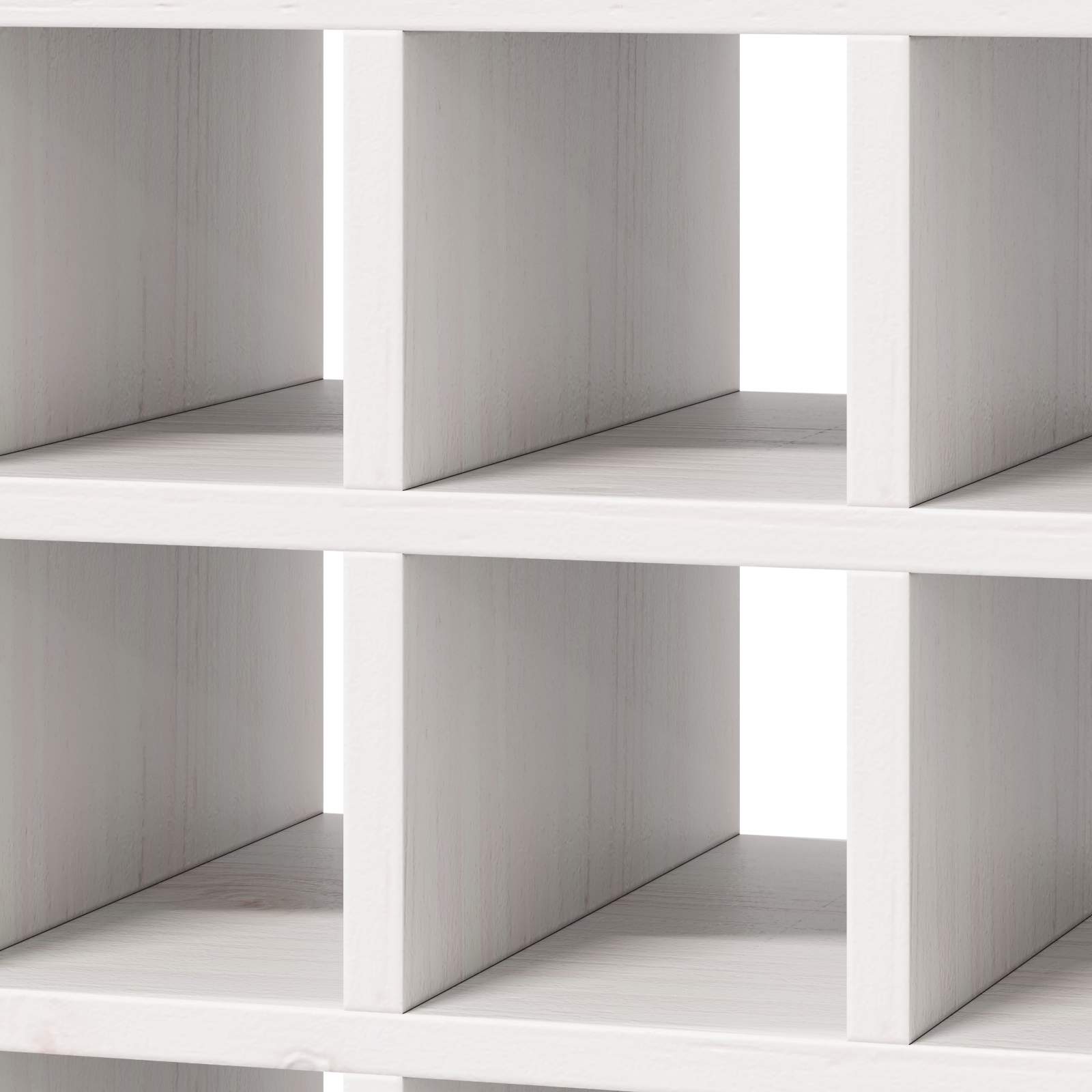 Portabottiglie 2 pcs Bianco 56 x 25 x 56 cm Pino massello 893313