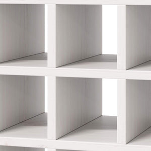 Portabottiglie 2 pcs Bianco 56 x 25 x 56 cm Pino massello 893313