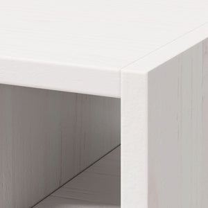 Portabottiglie 2 pcs Bianco 56 x 25 x 56 cm Pino massello 893313