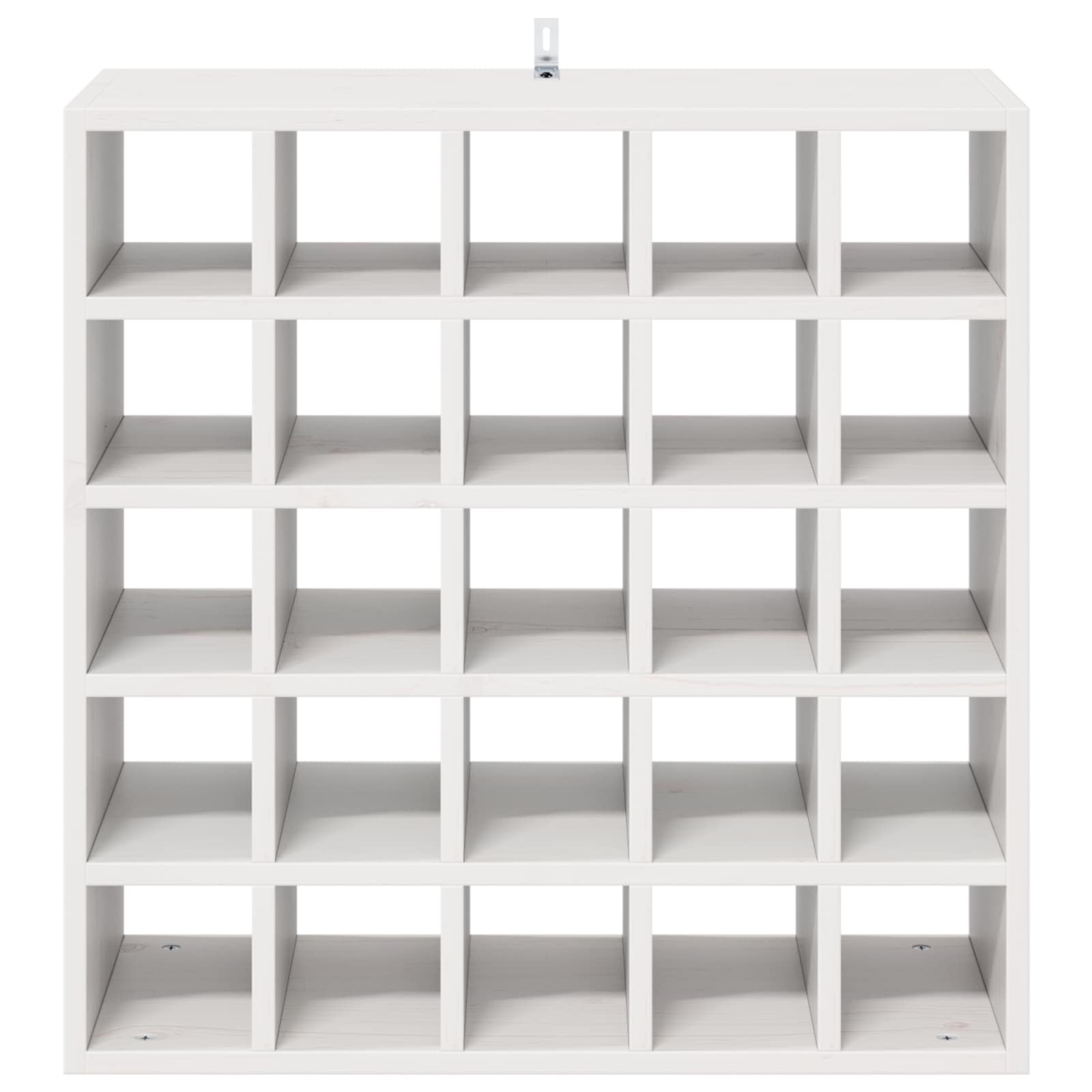 Portabottiglie 2 pcs Bianco 56 x 25 x 56 cm Pino massello 893313