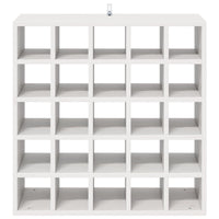 Portabottiglie 2 pcs Bianco 56 x 25 x 56 cm Pino massello 893313