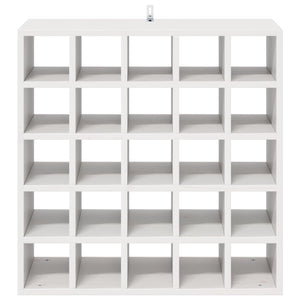 Portabottiglie 2 pcs Bianco 56 x 25 x 56 cm Pino massello 893313