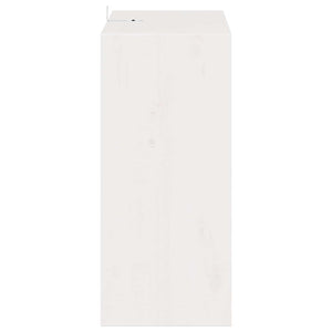 Portabottiglie 2 pcs Bianco 56 x 25 x 56 cm Pino massello 893313