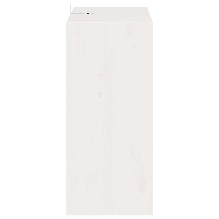 Portabottiglie 2 pcs Bianco 56 x 25 x 56 cm Pino massello 893313