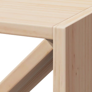 Portabottiglie 2 pcs Naturale 62 x 25 x 62 cm Pino massello 893314