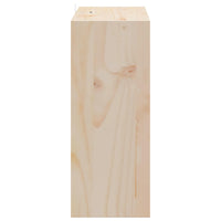 Portabottiglie 4 pcs Naturale 62 x 25 x 62 cm Pino massello 893316